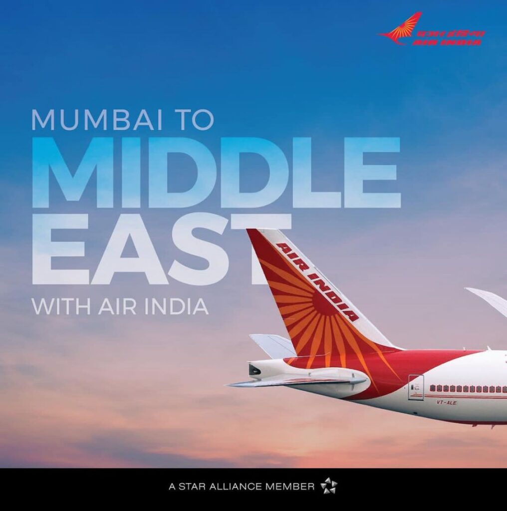 Mumbai to Middle East